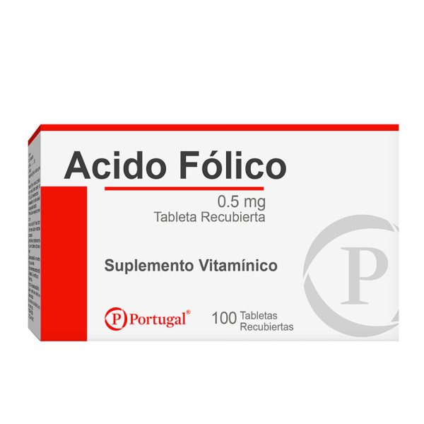 Ácido Fólico 0.5mg Tableta