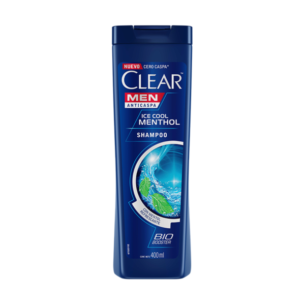 CLEAR MEN ICE COOL MENTHOL 400ML